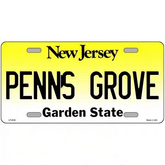 Penns Grove New Jersey Metal Sign