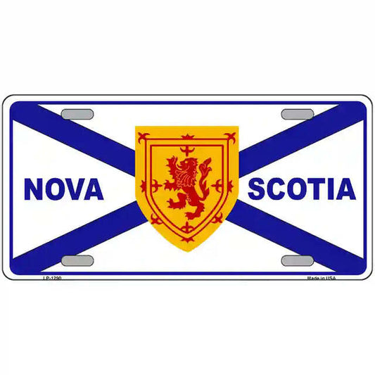 Nova Scotia Canada Flag Metal Sign