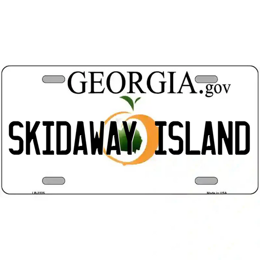 Skidaway Island Georgia Metal Sign