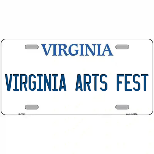 Virginia Arts Fest Virginia Metal Sign