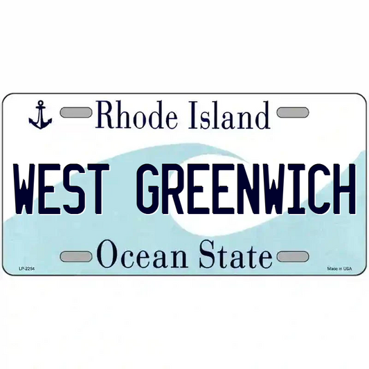 West Greenwich Rhode Island Metal Sign