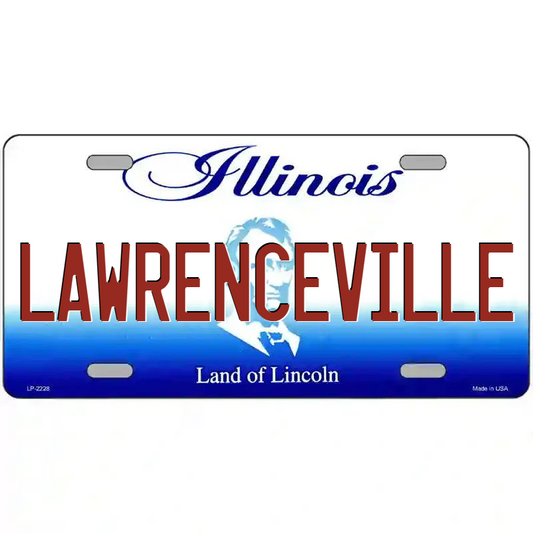 Lawrenceville Illinois Metal Sign