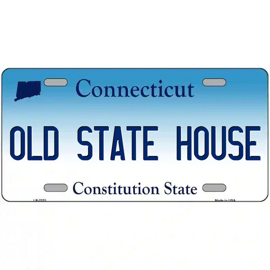 Old State House Connecticut Metal Sign