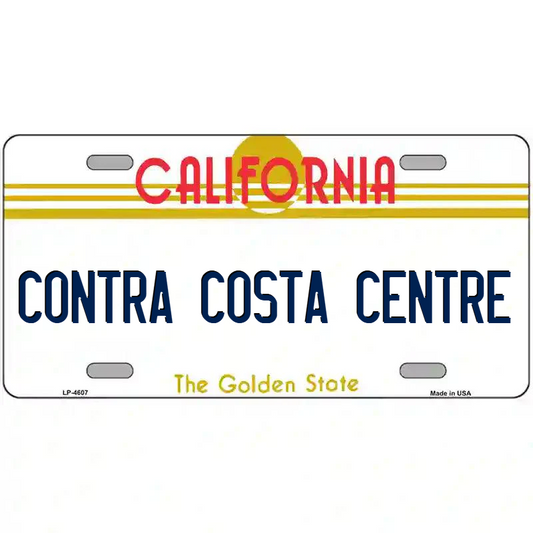 Contra Costa Centre California Metal Sign