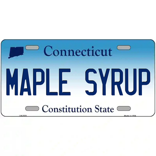 Maple Syrup Connecticut Metal Sign