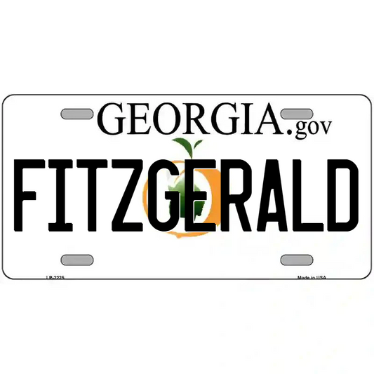 Fitzgerald Georgia Metal Sign