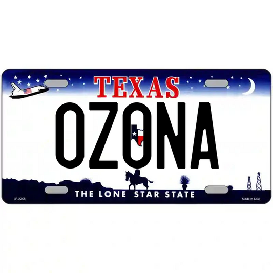 Ozona Texas Metal Sign