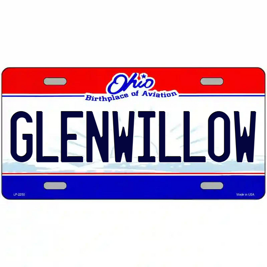 Glenwillow Ohio Metal Sign