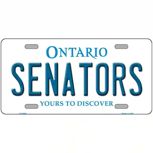 Senators Ontario Canada Metal Sign