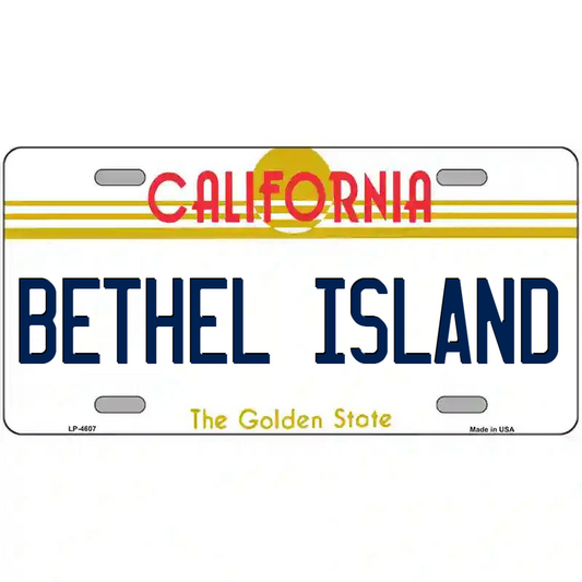 Bethel Island California Metal Sign