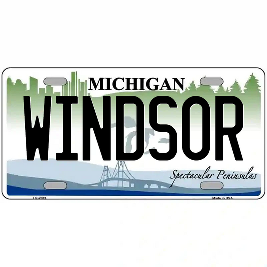 Windsor Michigan Metal Sign