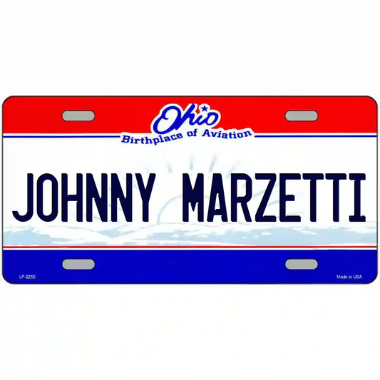 Johnny Marzetti Ohio Metal Sign