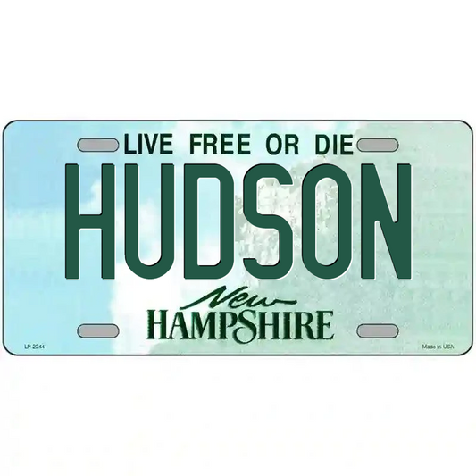 Hudson New Hampshire Metal Sign