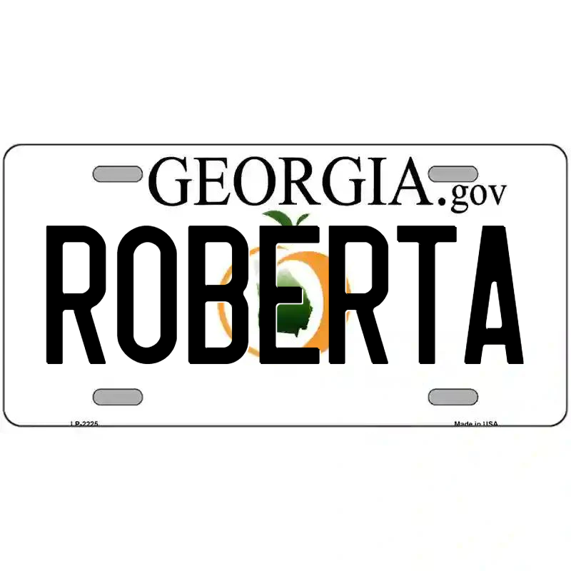 Roberta Georgia Metal Sign