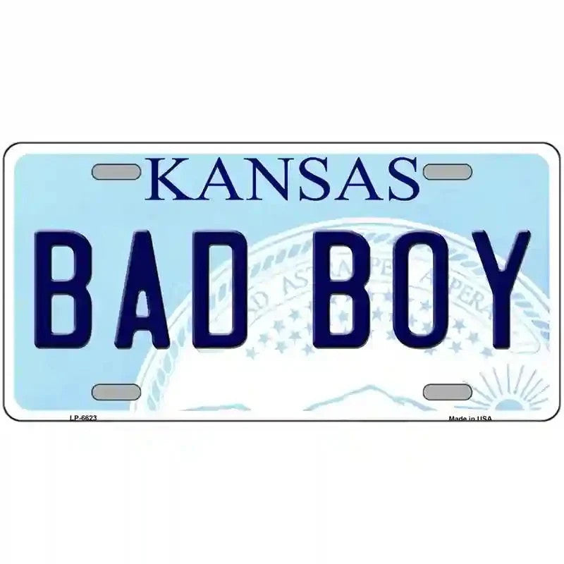 Bad Boy Kansas Metal Sign