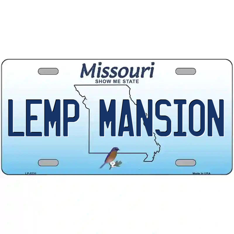 Lemp Mansion Missouri Metal Sign