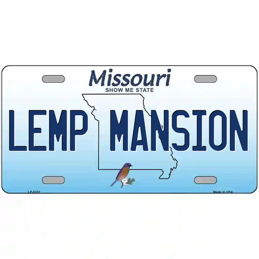 Lemp Mansion Missouri Metal Sign