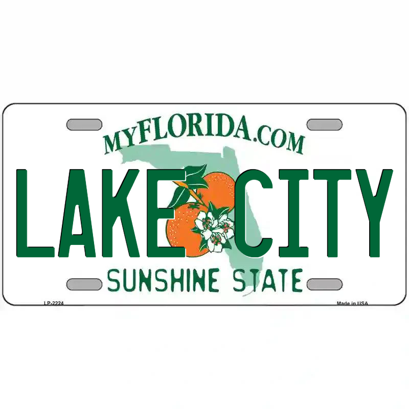 Lake City Florida Metal Sign