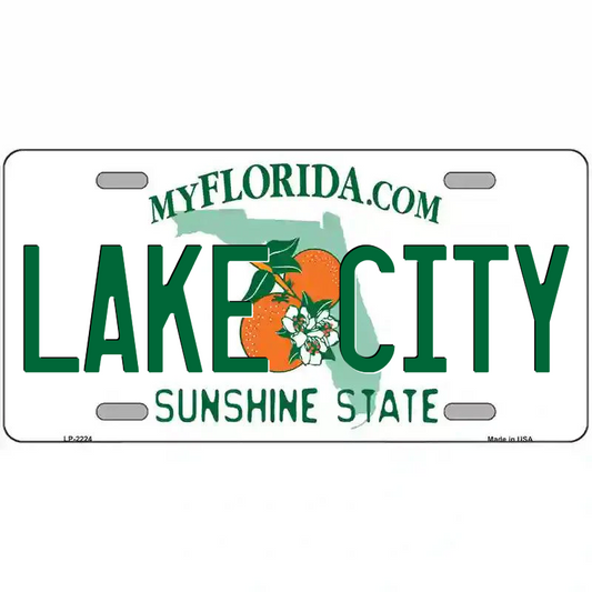 Lake City Florida Metal Sign