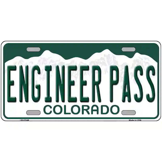 Engineer Pass Colorado Metal Sign