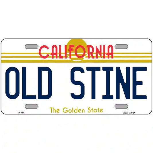 Old Stine California Metal Sign