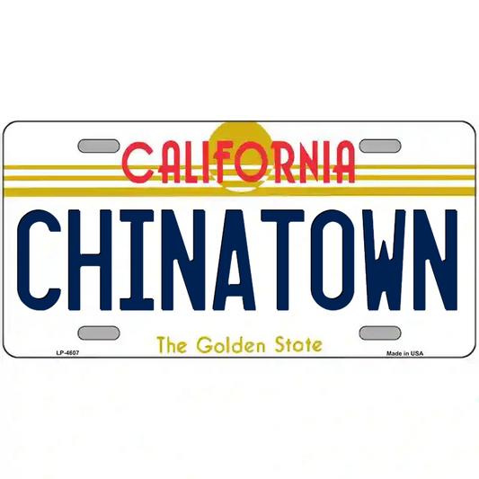 Chinatown California Metal Sign