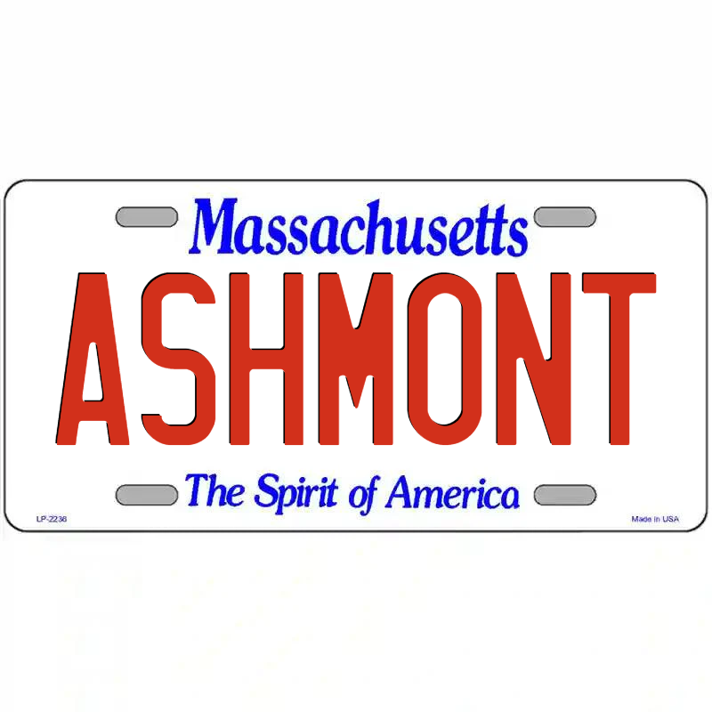 Ashmont Massachusetts Metal Sign