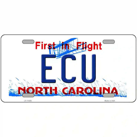 ECU North Carolina Metal Sign