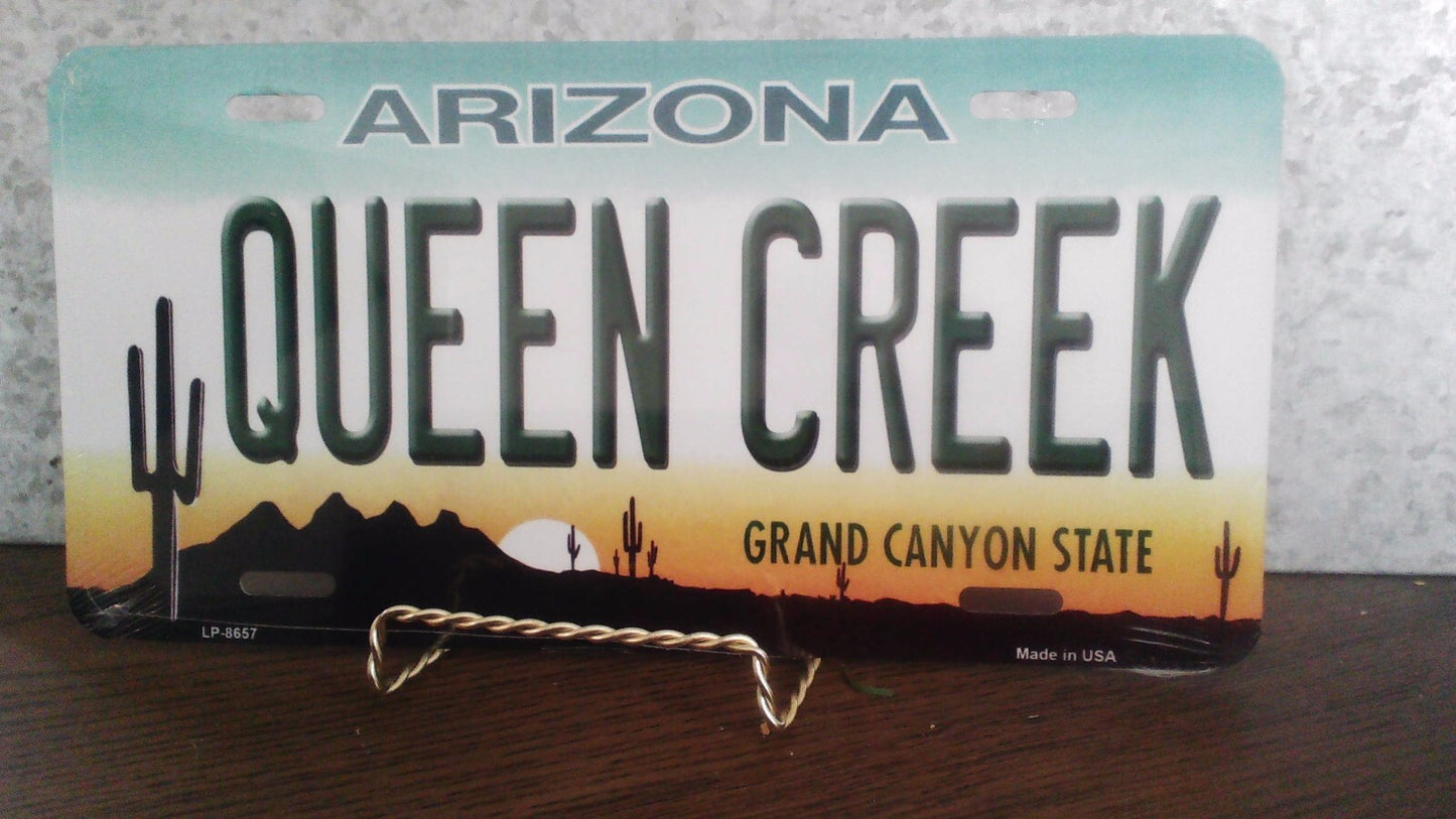 Queen Creek Arizona Metal Sign