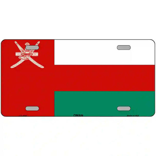 Oman Flag Metal Sign