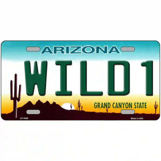 Wild 1 Arizona Metal Sign
