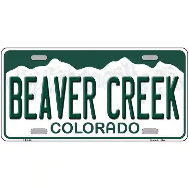 Beaver Creek Colorado Metal Sign