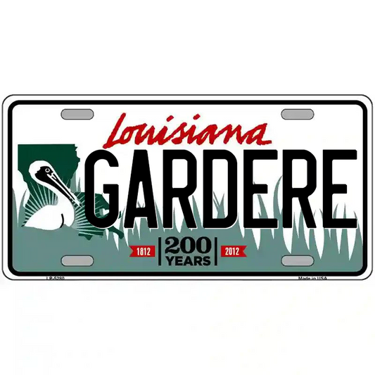 Gardere Louisiana Metal Sign