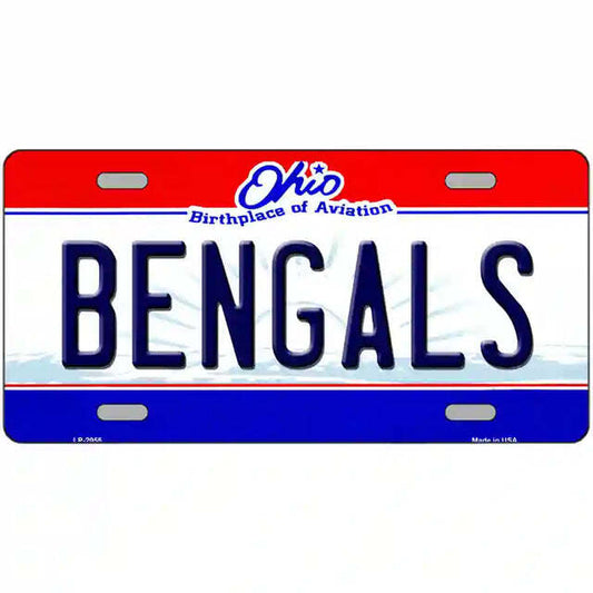 Bengals Ohio Metal Sign