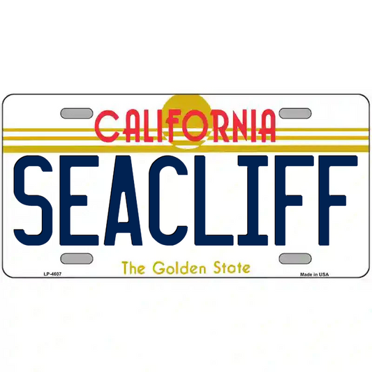 Seacliff California Metal Sign