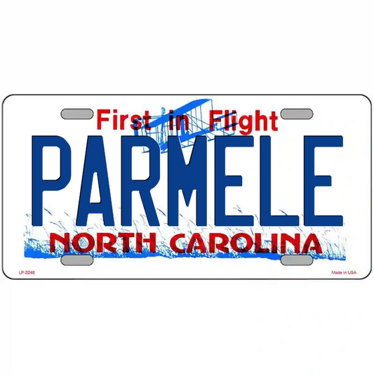 Parmele North Carolina Metal Sign