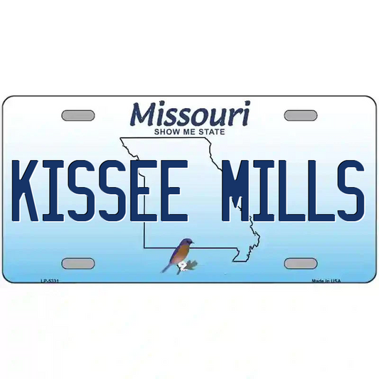 Kissee Mills Missouri Metal Sign