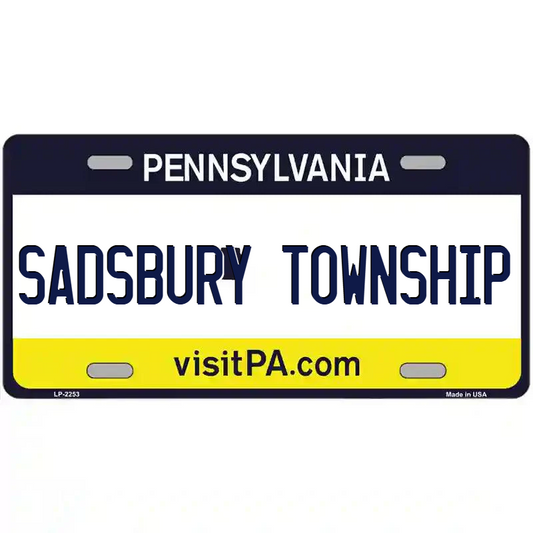 Sadsbury Township Pennsylvania Metal Sign
