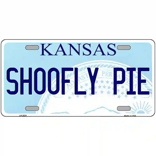 Shoofly Pie Kansas Metal Sign