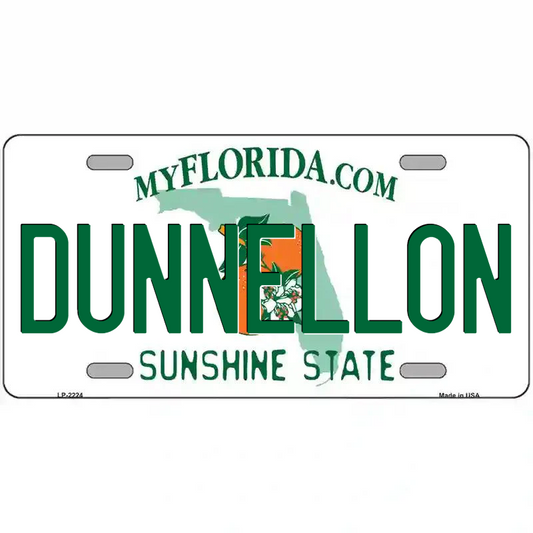 Dunnellon Florida Metal Sign