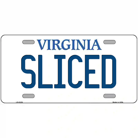 Sliced Virginia Metal Sign