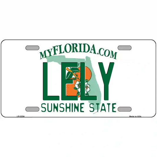 Lely Florida Metal Sign
