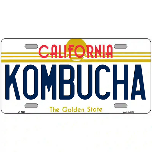 Kombucha California Metal Sign