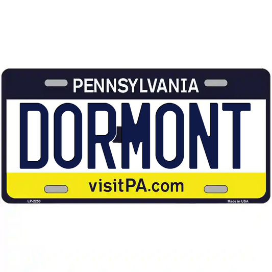 Dormont Pennsylvania Metal Sign
