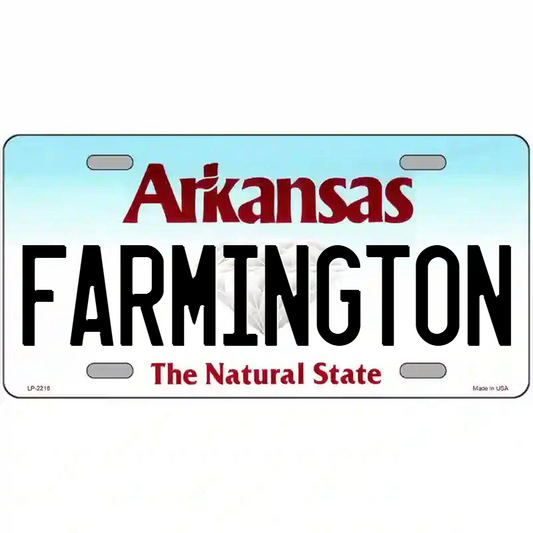 Farmington Arkansas Metal Sign
