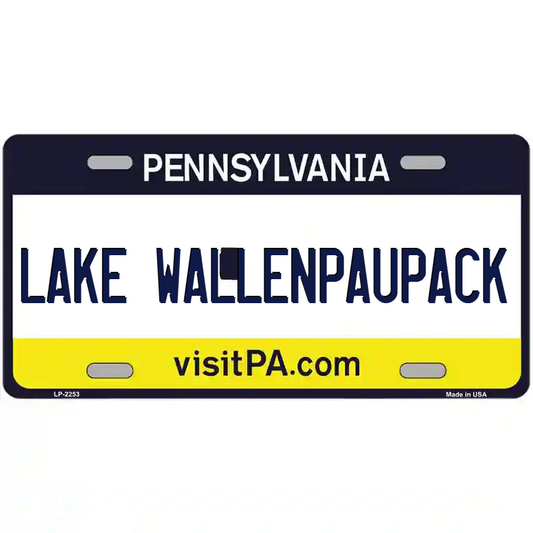 Lake Wallenpaupack Pennsylvania Metal Sign