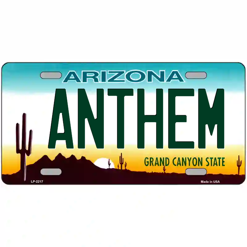 Anthem Arizona Metal Sign