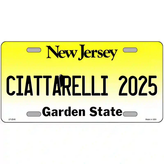 Ciattarelli 2025 New Jersey Metal Sign