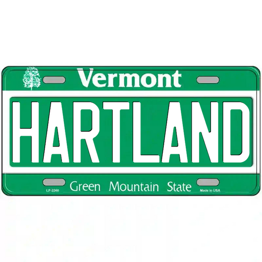 Hartland Vermont Metal Sign