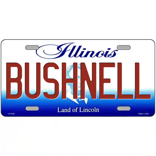 Bushnell Illinois Metal Sign